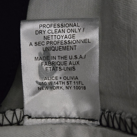 ALICE + OLIVIA Black Gray Acid Wash Cargo Pants - Picture 16 of 16